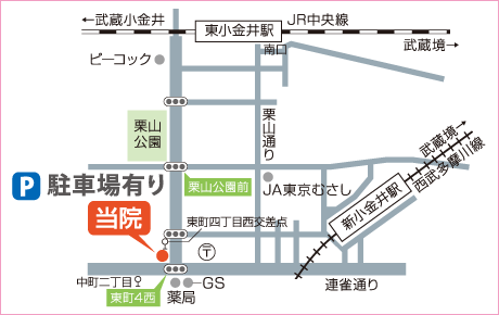 石川クリニックの地図